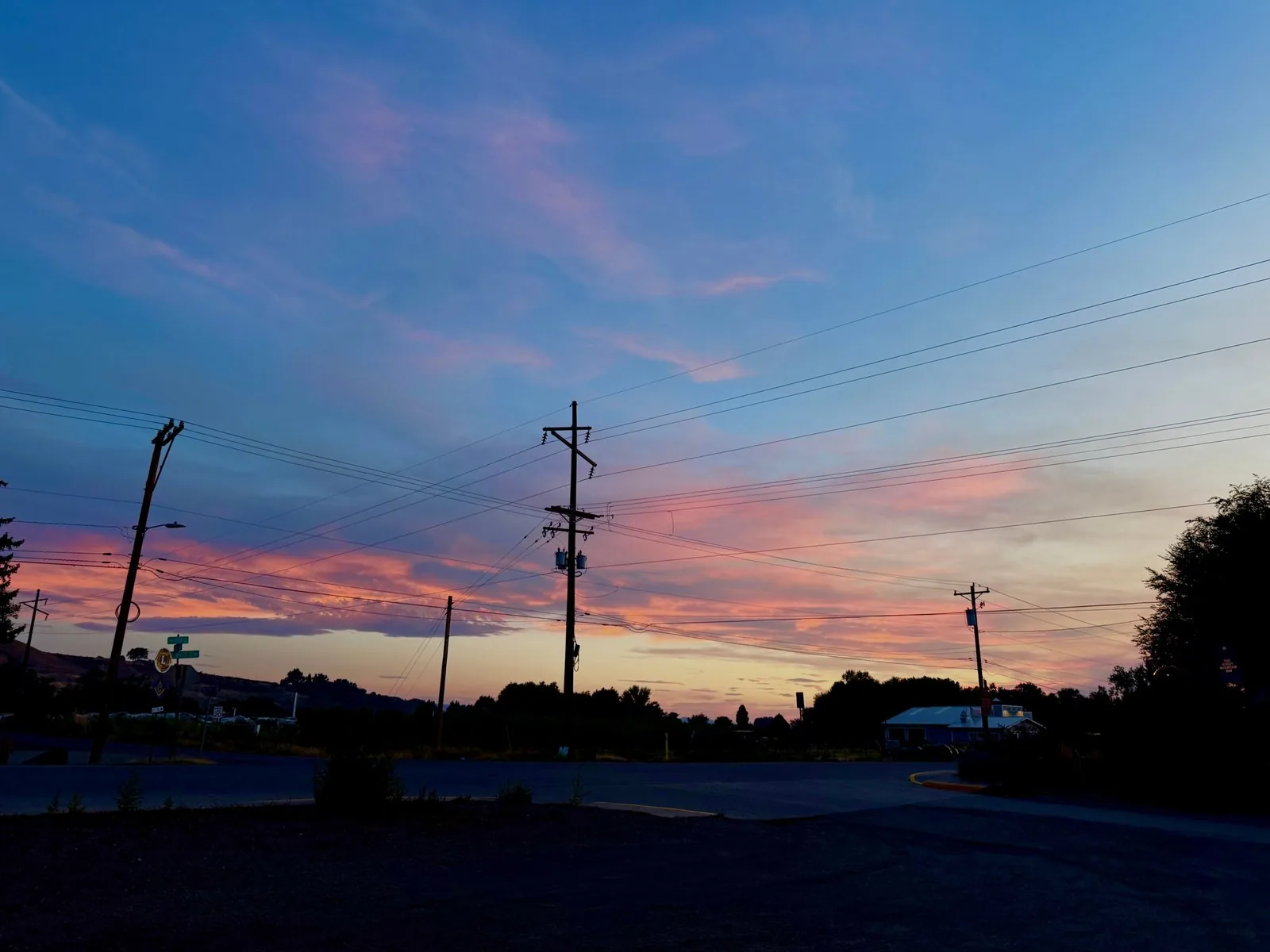 Sunset from Town